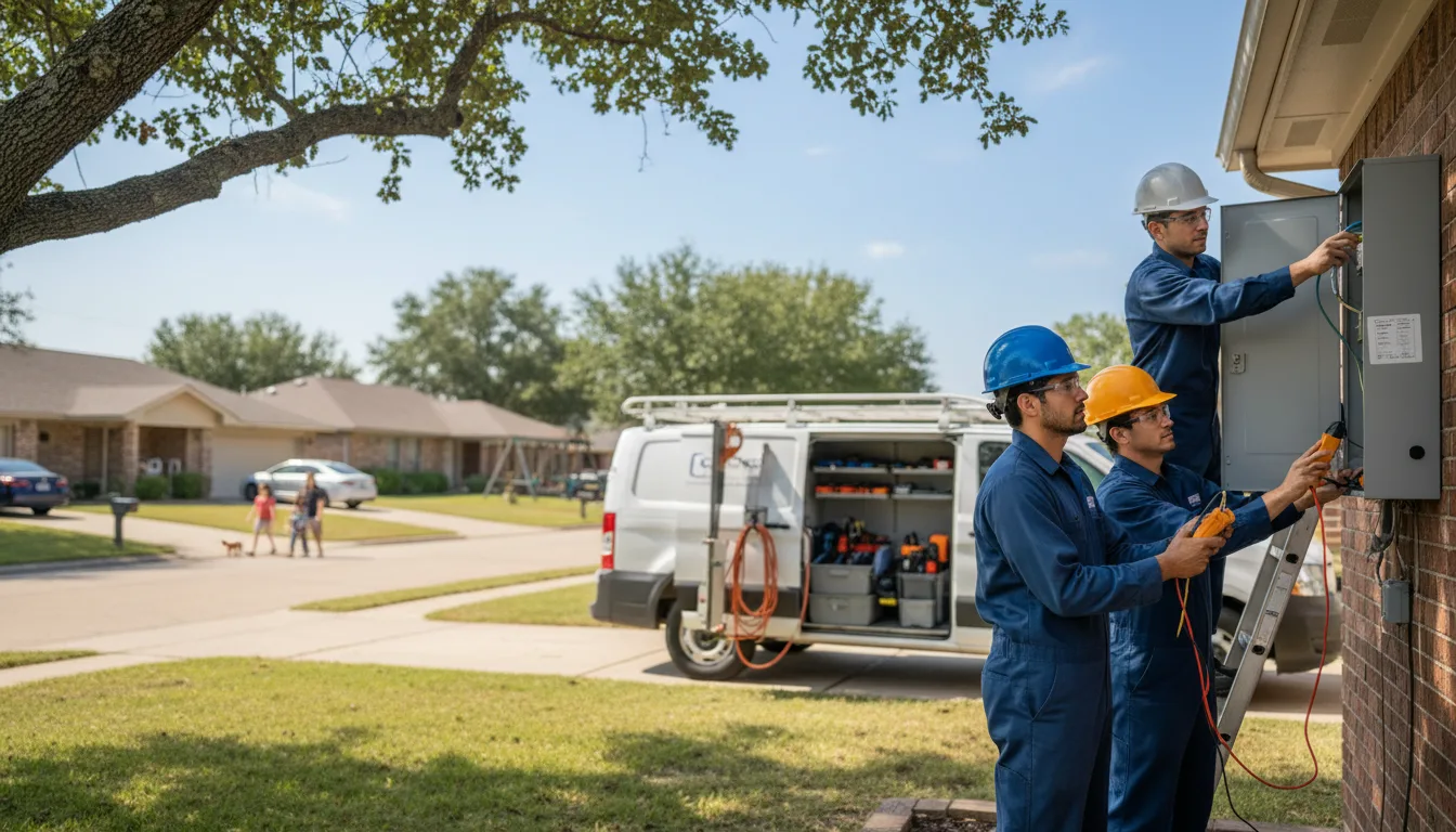 Certified electrician providing emergency electrical services in York, PA